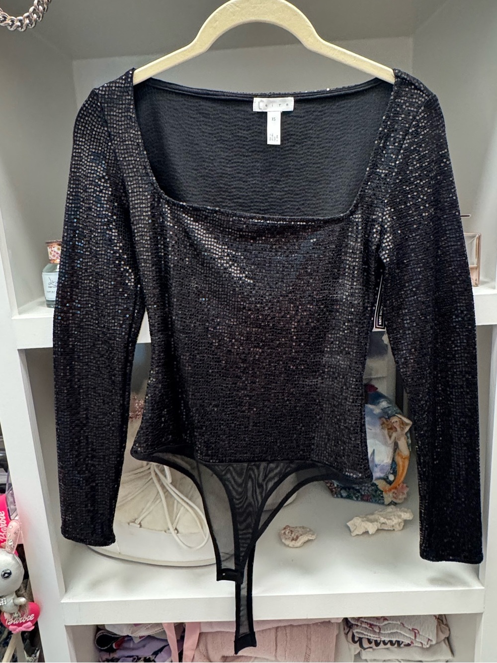 Leith Sequin Bodysuit